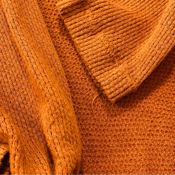 SWS Basic Burnt Orange Lightweight Cardigan - Picture 3 of 5